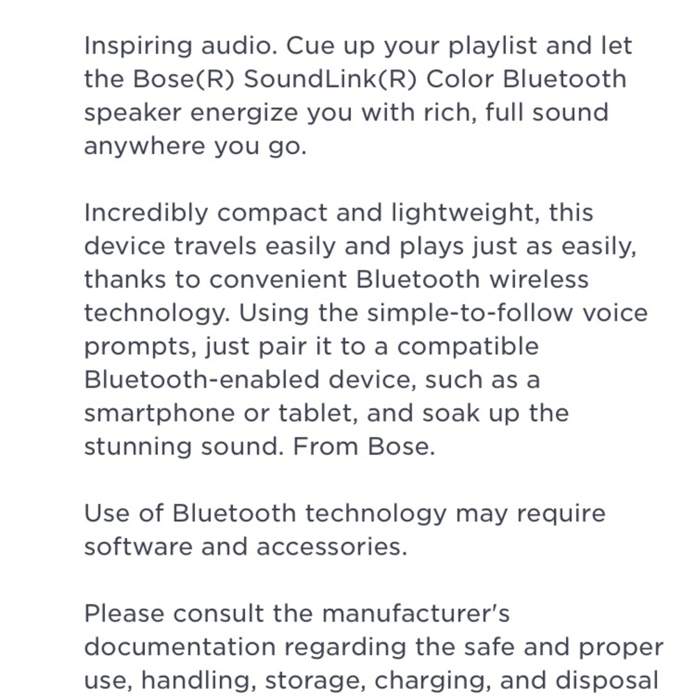 BOSE SoundLink Bluetooth Speaker - Picture 3 of 4